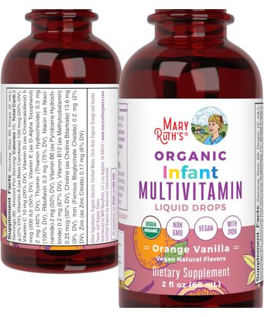 MaryRuth Organics Multivitamin Liquid Drops - Vanilla Orange - 2 Fl Oz. - Buy Online on GoSupps.com