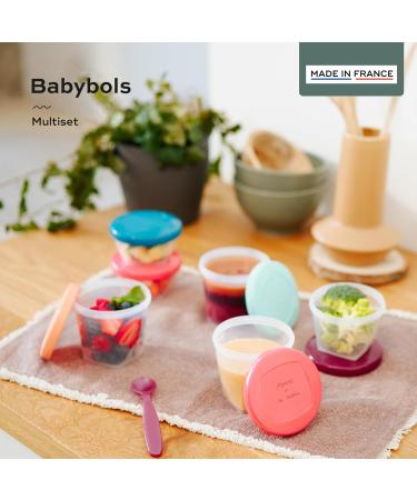 Babymoov Babybols Multiset - 12 Baby Food Storage Containers & Soft Spoons - Buy Online on GoSupps.com