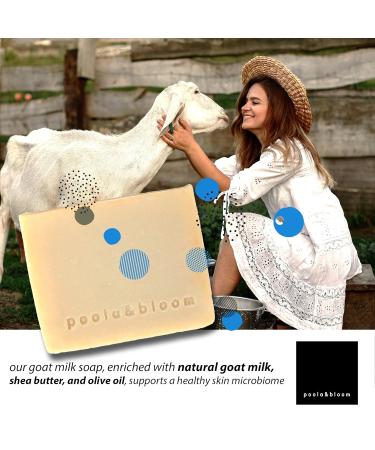 Mens Soap Set - Goat Milk & Shea Butter for Gentle Hydration - Includes Peeling Sisal Bag - Natural Skin Care - Buy Online on GoSupps.com