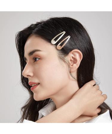 Dofash Snap Hair Clips 5CM/2 IN Metal Grips for Thin Hair - Blonde 12PCS - Buy Online on GoSupps.com