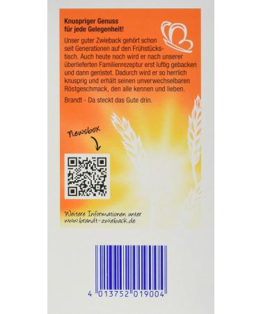 Brandt Branded Rusks - Pack of 20 (20 x 225g) | Premium Quality International Shipping - Buy Online on GoSupps.com