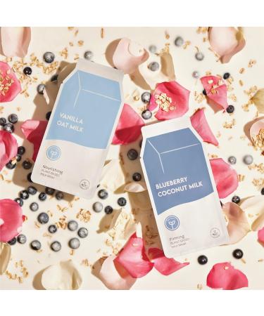 ESW Beauty Hydrating Plant-Based Milk Mask - Blueberry Coconut | Organic Skincare for All Skin Types - International Shipping Available - Buy Online on GoSupps.com