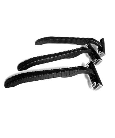 100 Box Bullet Blades Black Razor Blades - High Quality Disposable Stainless Steel Twin Blade Razors for Men and Women - Buy Online on GoSupps.com