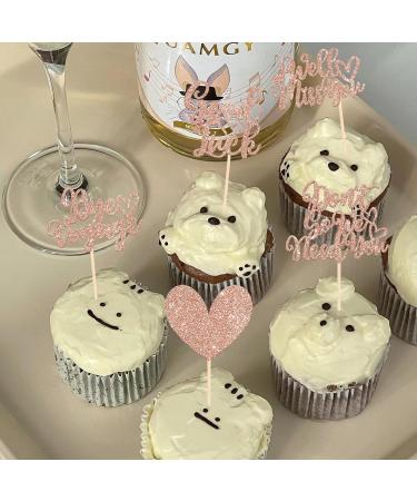Rsstarxi 30 Pack We Will Miss You Cupcake Toppers Glitter Heart Good Luck Cupcake Decorations We Need You Cupcake Picks for Retirement Farewell Going Away Party Cake Decorations Rose Gold Design 2 Rose Gold - Buy Online on GoSupps.com