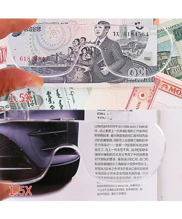 Head-Magnifier Glasses with 2 LED Lights USB-Charging Magnifying Eyeglasses for Reading Jewelry Craft Watch Repair Hobby Hands Free Magnifier for Reading Books Small Gift - Buy Online on GoSupps.com