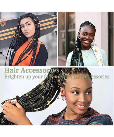 Dreadlocks Hair Jewelry Hair Accessories Coils Cuffs Rings Clip Vintage Style for Parties Film Festivals Weddings Unisex - Buy Online on GoSupps.com