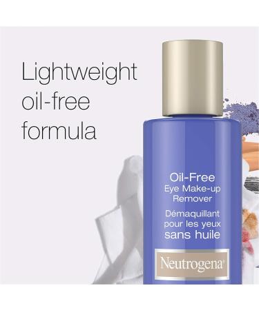 Neutrogena Gentle Oil-Free Eye Makeup Remover Removes Waterproof Mascara With No Oily Residue Dermatologist Developed & Ophthalmologist Tested Large Size 236 mL 236mL Eye Makeup Remover - Buy Online on GoSupps.com