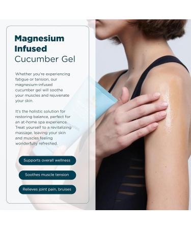 Buy MAG I.C. Magnesium Gel with Organic Cucumber - Fast Muscle Relief Soothing & Safe for Sensitive Skin - 200mL | International Shipping Available - Buy Online on GoSupps.com