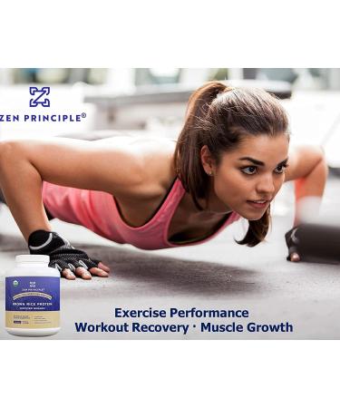 Organic Brown Rice Protein 6 LB - USDA Certified, Unflavored, Non-GMO, Vegan, 26 G. Protein Per Serving - Gluten, Dairy, and Soy Free - Ultra-fine Powder for Easy Mixing in Drinks - Buy Online on GoSupps.com