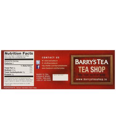 Barry's Gold 8.8 oz (Pack of 2) - Premium Tea Blend for True Tea Lovers - Buy Online on GoSupps.com