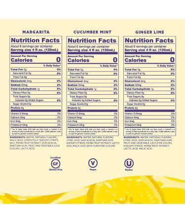 Zero Calorie Swoon Cocktail Mixer Variety Pack by Swoon - Keto Friendly, Sugar & Gluten Free - 25oz Bottles (Pack of 3) - Cucumber Mint, Ginger Lime, Margarita Flavors - Buy Online on GoSupps.com