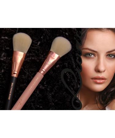Luvia Rougepinsel E214 - Vegan Blush Brush in Nude/Ros gold | Essential Prime Makeup Brush for Flawless Application - Shop Internationally! - Buy Online on GoSupps.com