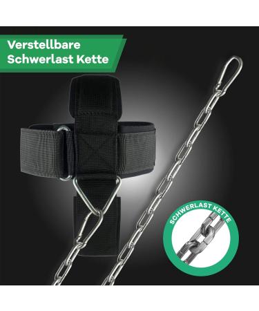 NetroxSports Neck Trainer - Strengthen Neck & Neck Area | Adjustable Harness & 80cm Steel Chain | Ideal for Bodybuilding Boxing Weightlifting & Martial Arts - Buy Online on GoSupps.com