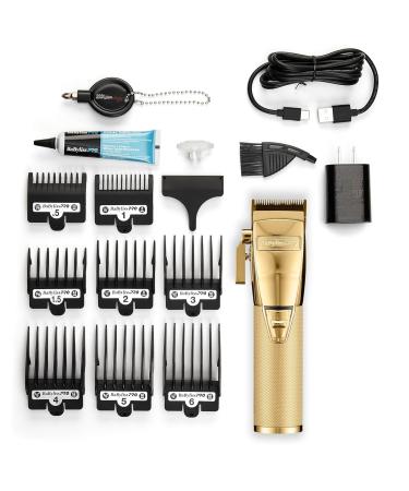BaBylissPRO FX+ Professional Gold Cord/Cordless Clippers - Buy Online Worldwide - Buy Online on GoSupps.com