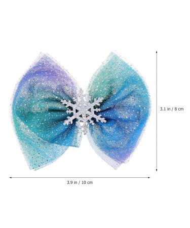 Frcolor 3-Piece Christmas Snowflake Hairpins | Glitter Snap Clips for Girls | Perfect Winter Wedding & Party Hair Jewelry - Buy Online on GoSupps.com