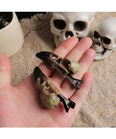 Uhngw Halloween Hairpins | Resin Barrette Spooky Hair Piece For Hairstyles Decorative Hairpins Costume Accessory For Haunted House Day Of The Dead Halloween - Buy Online on GoSupps.com