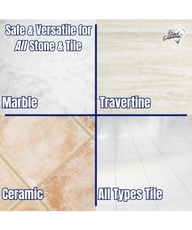 Black Diamond Stoneworks Marble & Tile Floor Cleaner - 1-Gallon Concentrate for Ceramic, Porcelain, Granite, Natural Stone, Vinyl, and Brick - Buy Online on GoSupps.com
