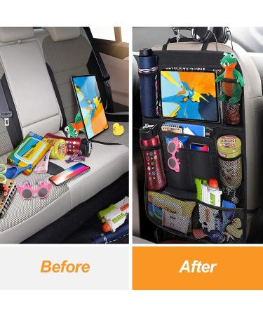 Newan Car Backseat Protector & Multi-Pocket Organizer | Oxford Cloth Kick Prevention Ideal for Kids - Large Capacity Car Back Seat Organizer - Buy Online on GoSupps.com