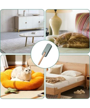 Eco-Friendly Cat Hair Remover Brush | Reusable Lint Removal Tool for Clothing & Pet Hair - Green - Buy Online on GoSupps.com