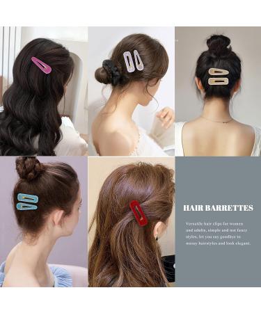 Cptots 12 PCS Alligator Hair Clips for Women - Sparkle Resin Decorative Clips - Style01 - Buy Online on GoSupps.com
