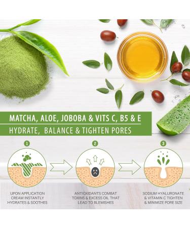 LILY SADO TEA+C Green Tea & Vitamin C Moisturizer | Antioxidant Anti-Aging Lotion - Hydrates & Firms Skin for Men & Women - Buy Online on GoSupps.com