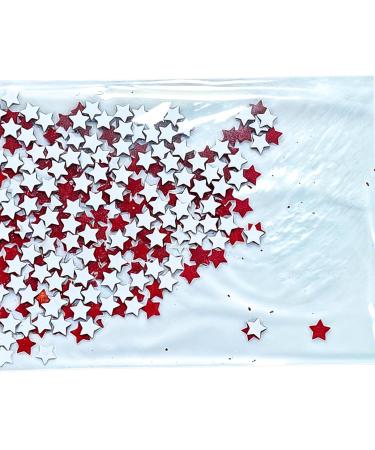Buy Premium Red Star Bindi - Assorted Shining Sparkle Multi-Color Forehead Bindis for Daily Use | International Shipping Available - Buy Online on GoSupps.com