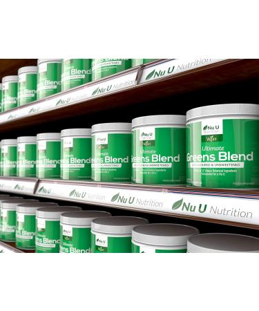 Super Greens Powder - 17 Superfoods Powder - 300g 60 Servings - Vitamin & Mineral Rich Formula - No Artificial Ingredients - Vegan & Vegetarian Friendly - Best Value - Made in The UK - Buy Online on GoSupps.com