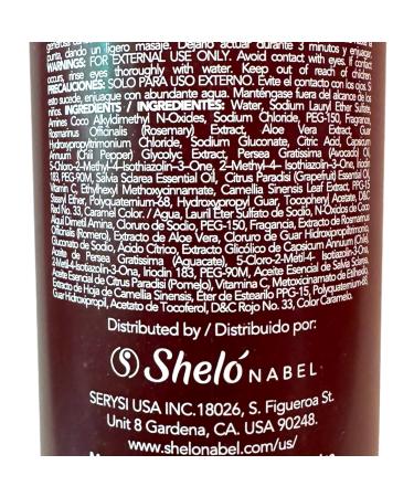 Shelo Nabel Chile Hair Growth & Strengthening Shampoo | 17.92 fl oz | Fortalece la Raiz Capilar | International Shipping - Buy Online on GoSupps.com