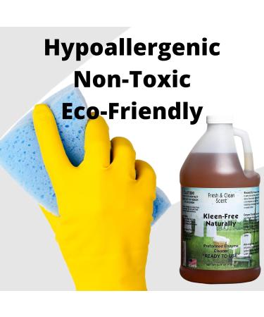 Kleen-Free Naturally Preformed Enzyme Cleaner - Multi-Purpose Enzyme Solution for Laundry & More - Ready-to-Use 64oz - Fresh Scent - Buy Online on GoSupps.com