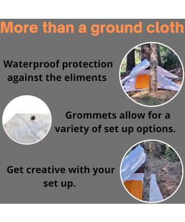 RELK Ultralight Tyvek Ground Cloth - 4.5' x 8' - Tent Footprint for Backpacking and Camping - Buy Online on GoSupps.com