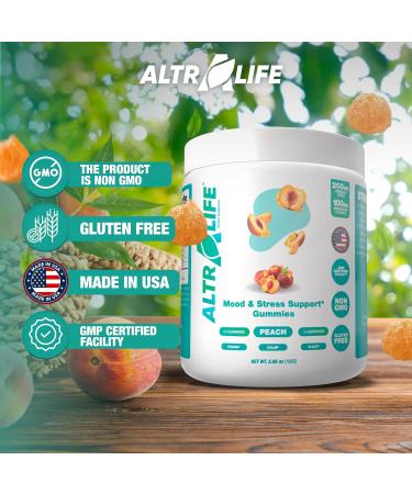 ALTRALIFE Kava Kava Gummies - Stress Relief Supplement with Magnesium Glycinate Rhodiola Rosea Holy Basil - 30 Servings for Calm Mood Focus & Sleep Support - Cortisol Supplements for Women and Men - Buy Online on GoSupps.com