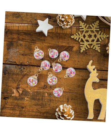 AMOSFUN 90 STK Mini-Sequins Ball Jewelry - Crystal Glass Bottle Pendant Glossy Rhinestone & Pearl Mini-Globe International Shipping Available - Buy Online on GoSupps.com