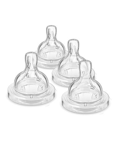 Philips Avent Natural Baby Bottle Nipple, Newborn 0M+, 2pk, SCF651/23