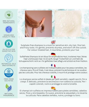 99% Natural - CLARIFYING SHAMPOO - APPLE CIDER VINEGAR TEA TREE & EUCALYPTUS - 250ml by VERDEBLEU - Free of Sulphates Parabens. We Donate 5% of Profits to Save the Rainforests - Buy Online on GoSupps.com