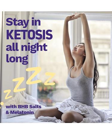 Keto Sleep Exogenous Ketones and Sleep Aids for Adults | Melatonin 5mg with Keto BHB to Help You Fall Asleep Faster | Apple Cider Vinegar Capsules Plus Keto BHB | Fat Burner & Weight Loss Supplement - Buy Online on GoSupps.com