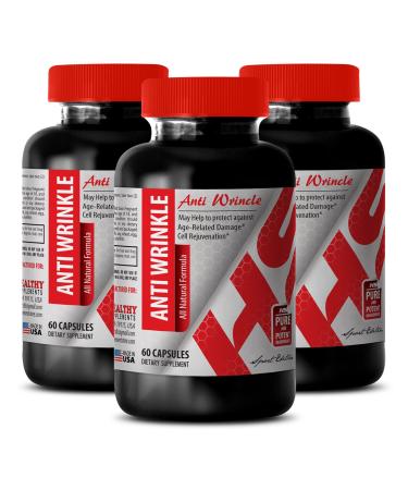 Anti-Wrinkle Supplement - Anti-Wrinkle Turmeric Aloe Vera Hydration Resveratrol Glow Anti-Wrinkle Hyaluronic Acid Botanical Boost with Green Tea and Turmeric Collagen and Green Tea 2Bot