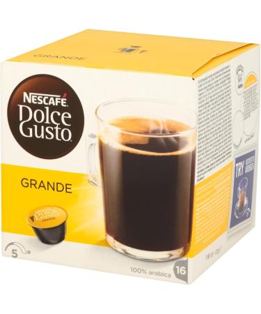 Nescaf Coffee Capsules Dolce Gusto GRANDE - 16 pods 128g - Buy Online on GoSupps.com