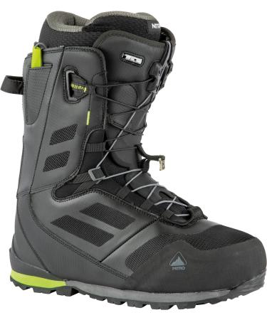 Nitro Snowboards Men Incline TLS '21 Splitboard boat All Mountain Freeride Premium Snow Cycle System Boot Snowboard Board Black-Lime 230 Black Lime