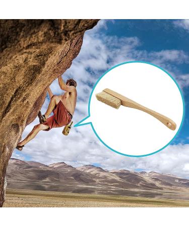 Premium Rock Climbing Brush with Thick Boar's Hair Bristles - Durable Bouldering Brush with Strong Handle | Ideal Rock Climbing Gift - Buy Online on GoSupps.com