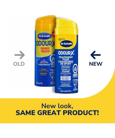 Dr. Scholl's Odour Destroyers Medicated Foot Powder 311 g & Odour-X Sneaker Treater Spray 133g Health Personal Care + TEXTILE_DEODORIZER 070847018919 - Buy Online on GoSupps.com