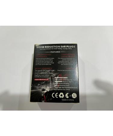 Naiicute Motorcycle Earplugs with Band - 2 Pairs Soft Silicone Hearing Protection -25dB Noise Reduction Transparent Black for Riders & Tourists - Buy Online on GoSupps.com