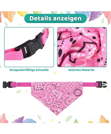 Tonyg-P Dog Bandana & Neckerchief Set - 4 Adjustable Headscarves for Small & Medium Dogs & Cats - Buy Online on GoSupps.com