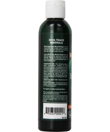 Deva Nutrition Vegan Trace Mineral Drops - 8 oz | Essential Minerals Supplement - Buy Online on GoSupps.com