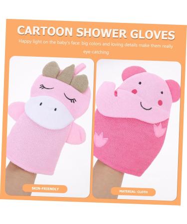 POPETPOP 2pi ces Mitaines de Douche Exfoliantes pour Corps Mitaines de Bain Gommage pour Gar on Fille Nettoient et Rafra chissent la Peau - Buy Online on GoSupps.com