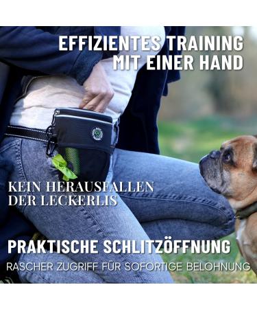 Gizzy Original Dog Treats - Innovative One-Hand Opening Feeding Bags for Training & Puppy Education - Small Black (Schw.-Klein) - Buy Online on GoSupps.com