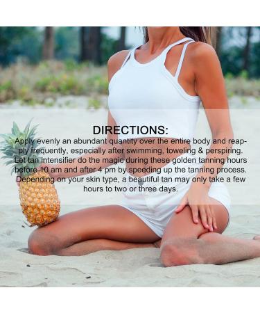 Tanning Accelerator Tanning Gel Accelerator Cream (pineapple) Pine apple 200 g (Pack of 1) - Buy Online on GoSupps.com