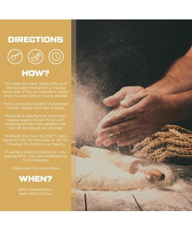 Scitec Nutrition Bread Baking Mix 800g - Vegan, Gluten-Free & High Fiber - Quick & Easy - Buy Online on GoSupps.com