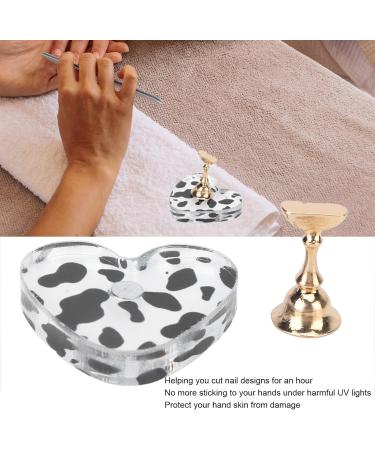 Nail Display Stand Acrylic Magnetic DIY Nail Tip Holder Nail Practice Stand Manicure Tool for Salon Home Manicure Practice Nail Tip Holder for Nail Art Salon (Gold) - Buy Online on GoSupps.com