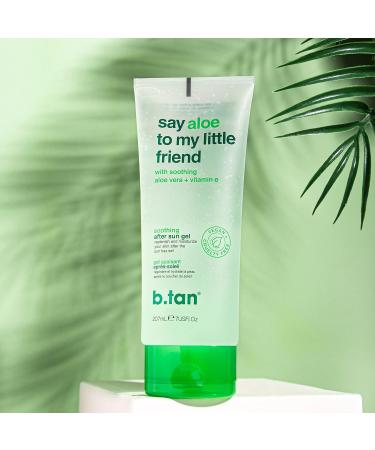 B.TAN Aloe Vera Gel for Face & Body 7 Fl oz | Ultra Hydrating After Sun Lotion with Vitamin E | Paraben-Free Aloe Gel for Soft & Smooth Skin - Buy Online on GoSupps.com