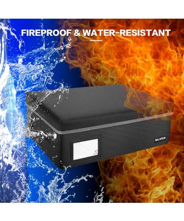 Fireproof Photo Storage Box - Holds 20 4 x 6 Cases - Collapsible & Portable Craft Keeper - Buy Online on GoSupps.com